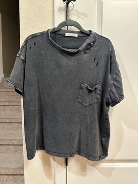 Free People Distressed T-Shirt